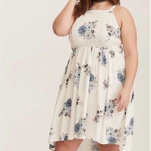 Torrid High Low Floral Dress